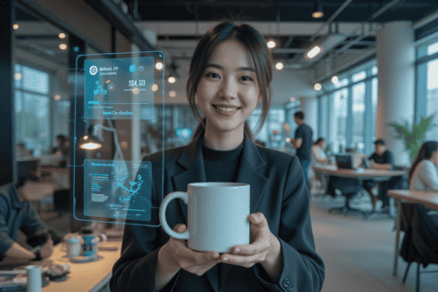 แก้วน้ำสกรีน