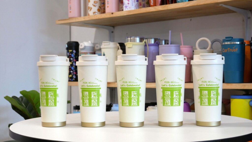 แก้วน้ำสกรีนโลโก้