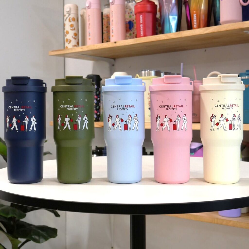 แก้วน้ำสกรีนโลโก้